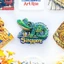Nhãn dán từ tính cá sấu dễ thương Singapore Nhãn dán từ tính