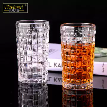 Kính dệt Thủy Tinh Rượu Thủy Tinh Whisky Thủy Tinh Rượu Thủy Tinh Sáng Tạo Nước Uống Lạnh Thủy Tinh Hộ Gia Đình Nổi Nước Thủy Tinh