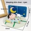 Shinchan Crayon Sleepy Shin Pvc Hình có hộp trưng bày để sưu tập