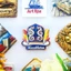 Nhãn dán từ tính mũ truyền thống Kazakhstan Carl Parker