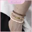 Vòng tay đính cườm bằng gỗ nhiều lớp phong cách có vỏ dừa cho phụ kiện cặp đôi thông thường