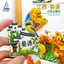 Jiangxi Yuan Tường trắng Gạch xanh Xây dựng chim sẻ màu vàng Nhãn dán từ tính hoa hạt cải