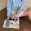 Hàn Quốc Chó Đốm Cô Gái Mới Mini Tình Yêu Chấm Bi Ba Lô Đa Năng Ngách Ba Lô Học Sinh Học