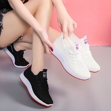 Giày Trắng Nhỏ Nữ Lưới Giày Nữ Giày Nữ Giày Nữ Giày Nữ Giày Lưới Nhà Giày Nữ Rỗng Thoáng Khí