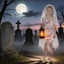Bé Gái Trang Phục Halloween Có In Và Lưới Ren Cho Trẻ Em Trang Phục Hóa Trang Và