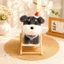 Puppy Sang Trọng Móc Khóa Dễ Thương Với Cọc Ngắn Vải Và Thiết Kế Hoạt Hình Túi Trang Trí Cho