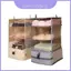 Túi đựng đồ treo tủ quần áo bằng vải Polyester có thiết kế đa năng cho giày lót và tất
