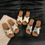 Giày sandal Pháp cao cấp mặc mùa hè cho nữ, giày cao gót nêm phong cách phương Tây, phong cách cổ t