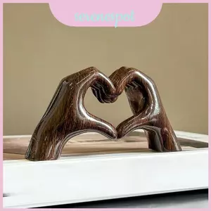 Bức tượng tay trái tim sáng tạo với thiết kế hình học cho phòng ngủ và phòng giọng khách