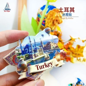 Nhãn dán từ tính phong cảnh thành phố Thổ Nhĩ Kỳ