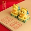 Bức tượng nhựa Pixiu có khuôn mặt hoạt hình dễ thương để trao đổi trang trí nội thất và