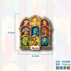 Tượng La Mã Ý Nhãn dán từ tính bằng kính màu