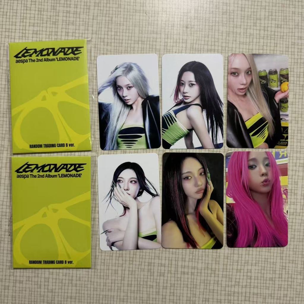 Kpop Idol Æspa “Lemonade ” Bật lên Thẻ ngẫu nhiên Mùa đông Bộ sưu tập ...