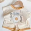 Bộ đồ cotton nguyên chất cho bé trai và bé gái mùa hè áo vest không tay dáng rộng phong cách