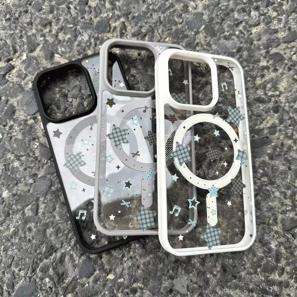 Thiết kế hình ngôi sao từ tính, tương thích với iPhone 17,16,15,14, 13,16 Pro Max, 11 và 12. Dễ thương và chống rơi vỡ. | BigBuy360 - bigbuy360.vn