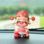 Tượng thần tài truyền thống bằng nhựa có đầu xoay để tổ chức lễ kỷ niệm và văn hóa