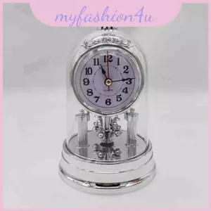 Đồng hồ để bàn hoàn thiện thiết kế cổ bằng kim loại có cơ chế chống tắc cho không gian sống hiện đại