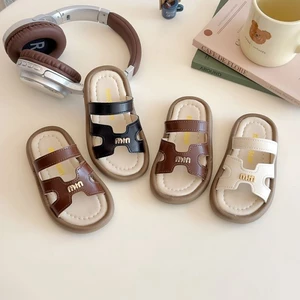 Giày sandal đế mềm thời trang mới phong cách mùa hè cho bé trai và bé gái Dép đi biển thoáng