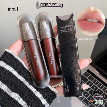 🎨 Son dạng phun sương mềm mại, chất son lì dạng sáp mềm mại, dạng sương nhung đậm đà, Son môi, không