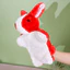 Con rối tay thỏ an toàn sang trọng cho bé bằng sợi Polyester cho thời gian chơi thoải mái và