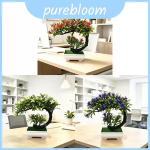 Cây nhân tạo Lily 3d bằng nhựa trang trí để bàn để sắp xếp văn phòng tại nhà và đám cưới