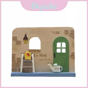 Nhà mèo nhỏ Pvc trang trí cảnh quan vi mô với in 3d cho bữa tiệc trên bàn và trang trí