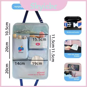 Dụng cụ sắp xếp đa năng ô tô với vải bạt có thể gập lại và thiết kế nhiều lớp cho du lịch