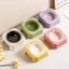 Macaron Giá Trị Cao UFO Mèo Bát Gốm Bát Thực Phẩm Cho Mèo Bát Cơm Sắt Khung Cổ Hỗ Trợ Giá Đỡ Cho Chó Bát Thức Ăn Cho Chó Bát Cho Chó