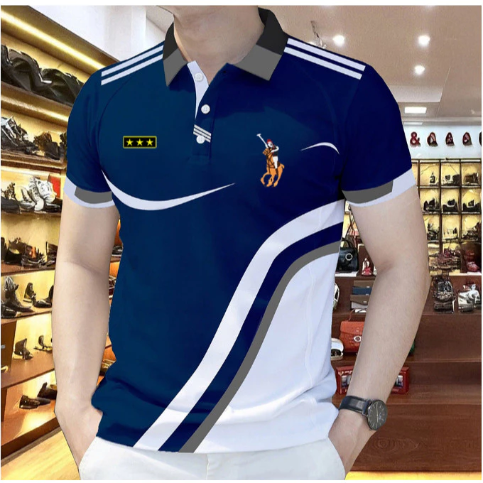 Áo Polo Nam Cho Nam Quần Áo Thể Thao Phong Cách Áo Sơ Mi Polo Quần Áo Áo Áo Sơ Mi Polo Dân Tộc Oversize Họa Tiết Retro Ngoài Trời Dạo Phố 38