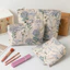 Túi đựng mỹ phẩm hợp thời trang dập nổi bằng vải Polyester để trang điểm hàng ngày và du lịch