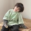 Quần áo trẻ em Hàn Quốc mùa xuân áo len bé trai phong cách mới cotton nguyên chất phong cách