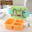 Hộp đựng Bento hoạt hình đáng yêu có nhiều ngăn cho văn phòng hoặc bữa ăn ngoài trời