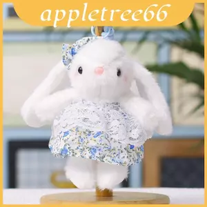Móc khóa sang trọng hình thỏ phong cách hoạt hình với sợi Polyester cho và trẻ em thanh thiếu niên