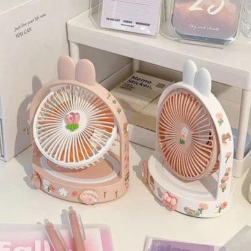 Quạt nhỏ USB để bàn mini ký túc xá sinh viên có thể sạc lại quạt cầm tay văn phòng quạt máy tính để