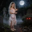 Bé Gái Trang Phục Halloween Có In Và Lưới Ren Cho Trẻ Em Trang Phục Hóa Trang Và