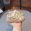 Mùa Xuân Thu Phong Cách Hàn Quốc Trẻ Em Giày Vải Họa Tiết Hoa Trẻ Em Velcro Giày Cho Bé Bé Tr