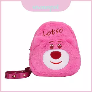 Hoạt Hình Dễ Thương Lotso Gấu Mềm Mại Sang Trọng Túi Mini Có Túi Điện Thoại Bé Gái Cho
