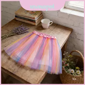 Váy Tutu nữ dài vừa phải không đàn hồi có vải Polyester cho vải hàng ngày