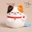 Biểu tượng Cat Wealth Đồ chơi mềm có bông Pp cho sinh nhật Văn phòng tại nhà và sử dụng