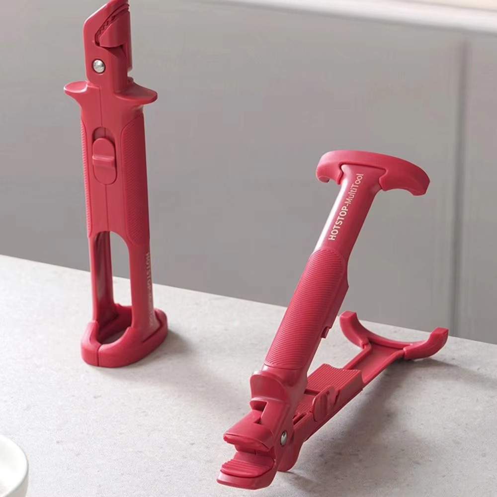 2 Chiếc Mới 2in1 Chống Bỏng Kẹp Đa Năng Chịu Nhiệt Đĩa Kẹp Nấu Ăn Nhíp Thực Phẩm Chống Trơn Trượt Chống Nóng Kẹp Cho Nhà Bếp