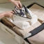Túi đựng giày di động làm bằng vải Polyester để đi bộ đường dài và chuyến đi du lịch