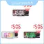 Đồng hồ chiếu đèn Led một mặt có định dạng 24 giờ và đèn trang trí cho phòng khách