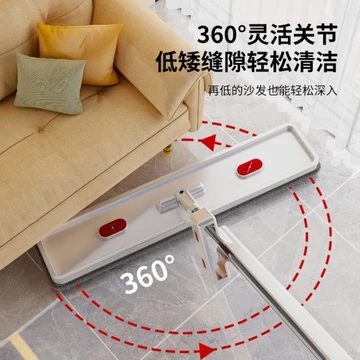 Cây lau nhà phẳng không tay 60CM, Hiện vật lau nhà lười biếng, Cây lau nhà gia đình, Ướt khô, Cây lau nhà thấm hút, Cây lau nhà sạch sẽ