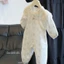 quần áo bò cho bé gái, quần áo đi chơi hợp thời trang mới, jumpsuit hoa, hậu cung dài tay côn