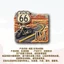 Nhãn dán từ tính xe máy American Route 66