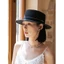Mũ Flat Top Nữ Phong Cách Mới Pháp Retro Thanh Lịch Mũ Thời Trang Thường Ngày Mũ Chống Nắng Du Lịch Mũ Chống Nắng Mùa Hè