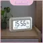 Đồng hồ báo thức hiện đại tối giản kỹ thuật số có màn hình Lcd để trang trí phòng ngủ và hiển thị nhiệt độ