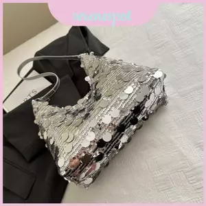 Acrylic Dạo Phố Hợp Thời Trang Sequin Tote Với Cấu Trúc Mềm Mại Và Bên Trong Tiện Lợi Cho Nữ Bỏ Túi