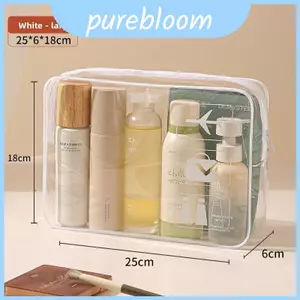 Hộp đựng nước rửa bằng nhựa Pvc di động dày có cấu trúc chống nước để sử dụng trong phòng tắm du lịch và