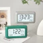 Đồng hồ báo thức hiện đại tối giản kỹ thuật số có màn hình Lcd để trang trí phòng ngủ và hiển thị nhiệt độ